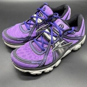 Brooks PureFlow Womens 7 Purple Running Shoes 1201011B504 Lightweight Athletic